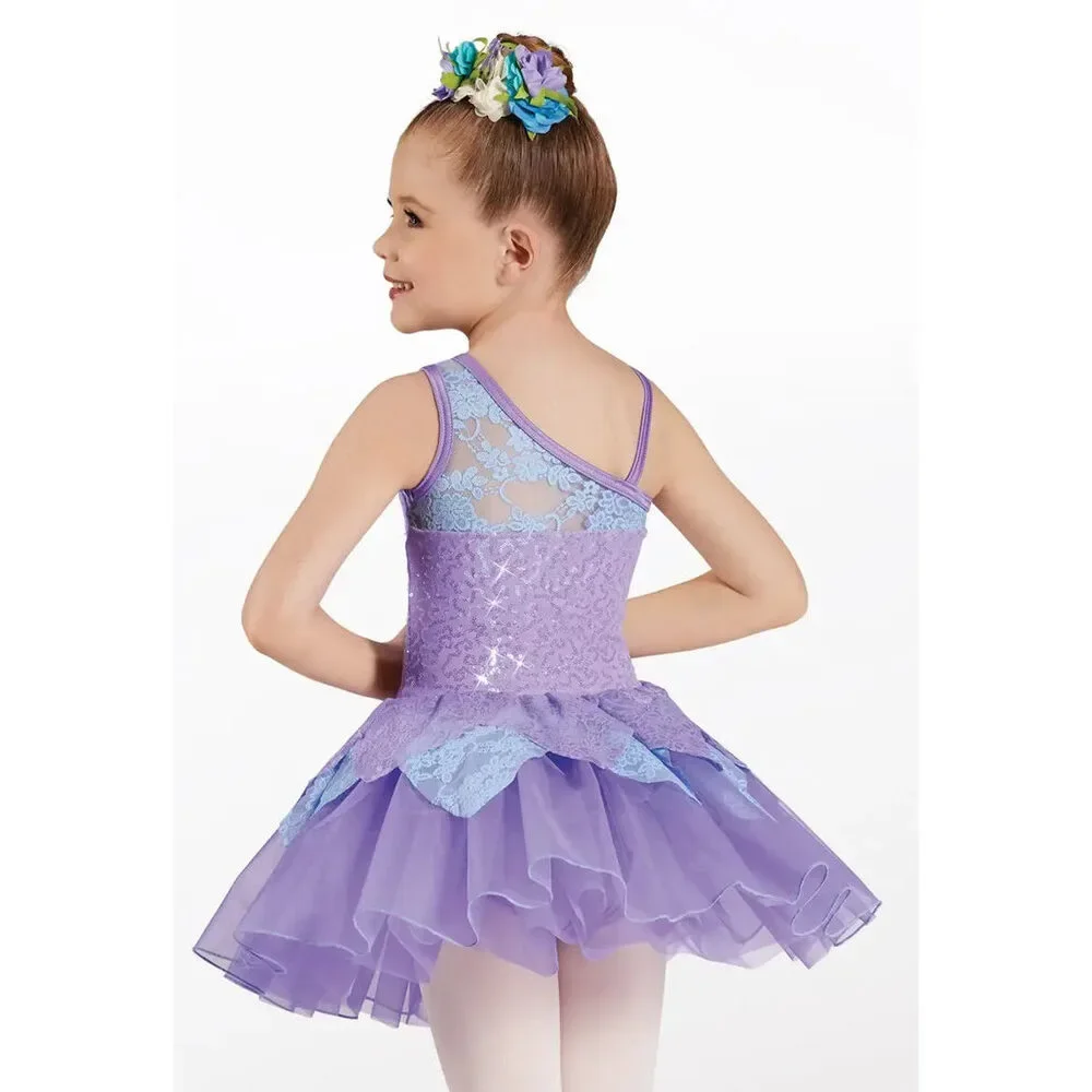 Pre-Owned Dance Costume Medium Child Purple Weissman 12598 Ballet Pointe Lyrica
